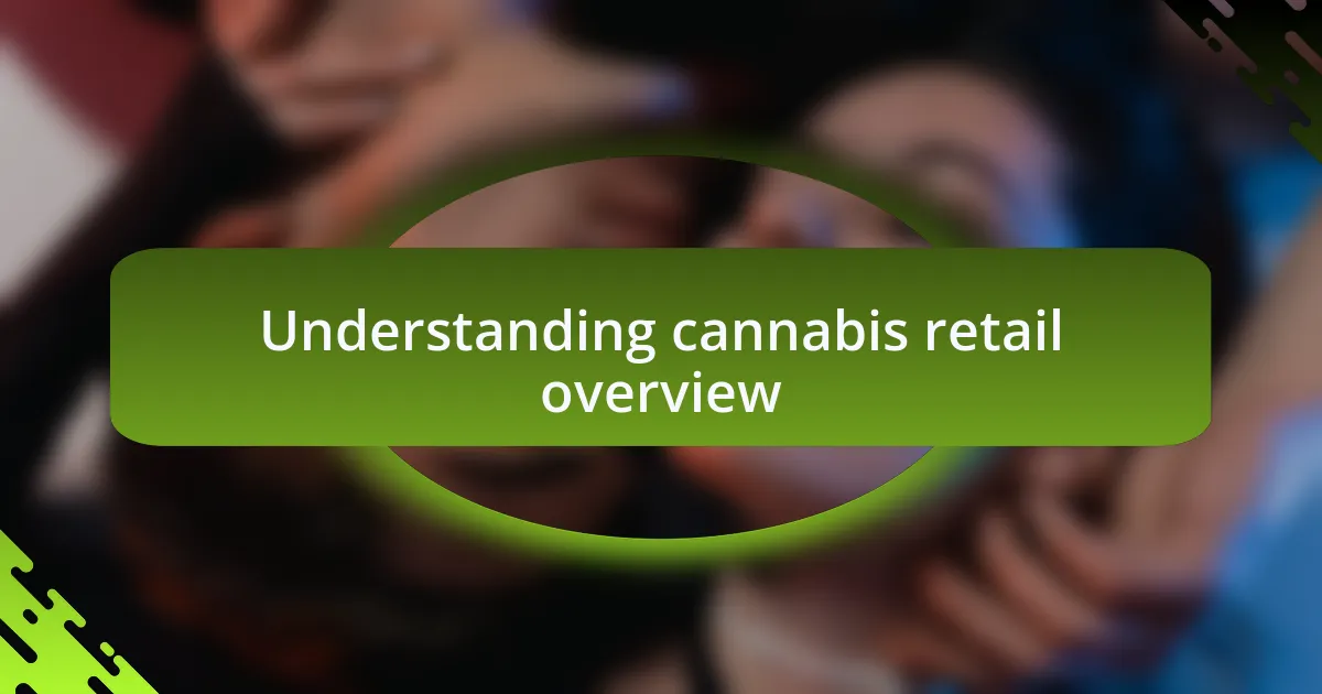Understanding cannabis retail overview